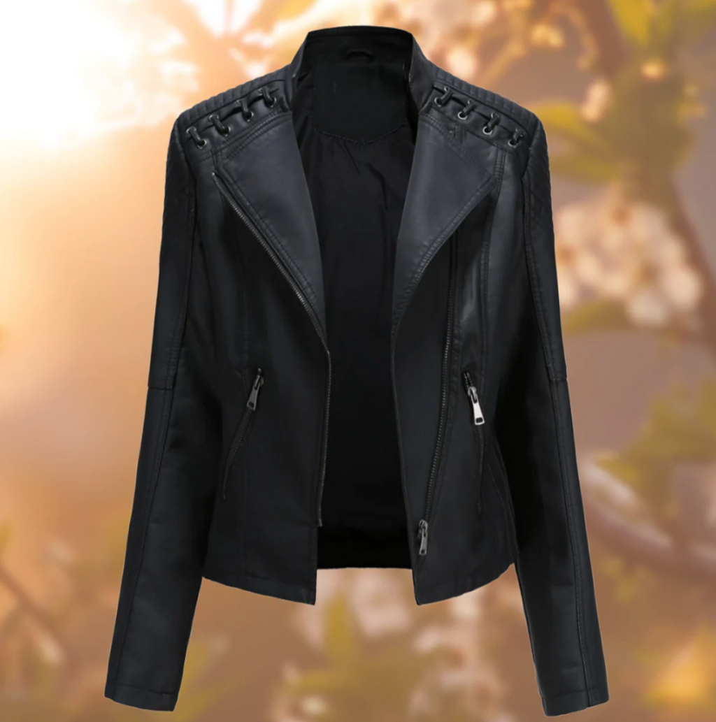 Valenzora | Klassische Lederjacke für Damen