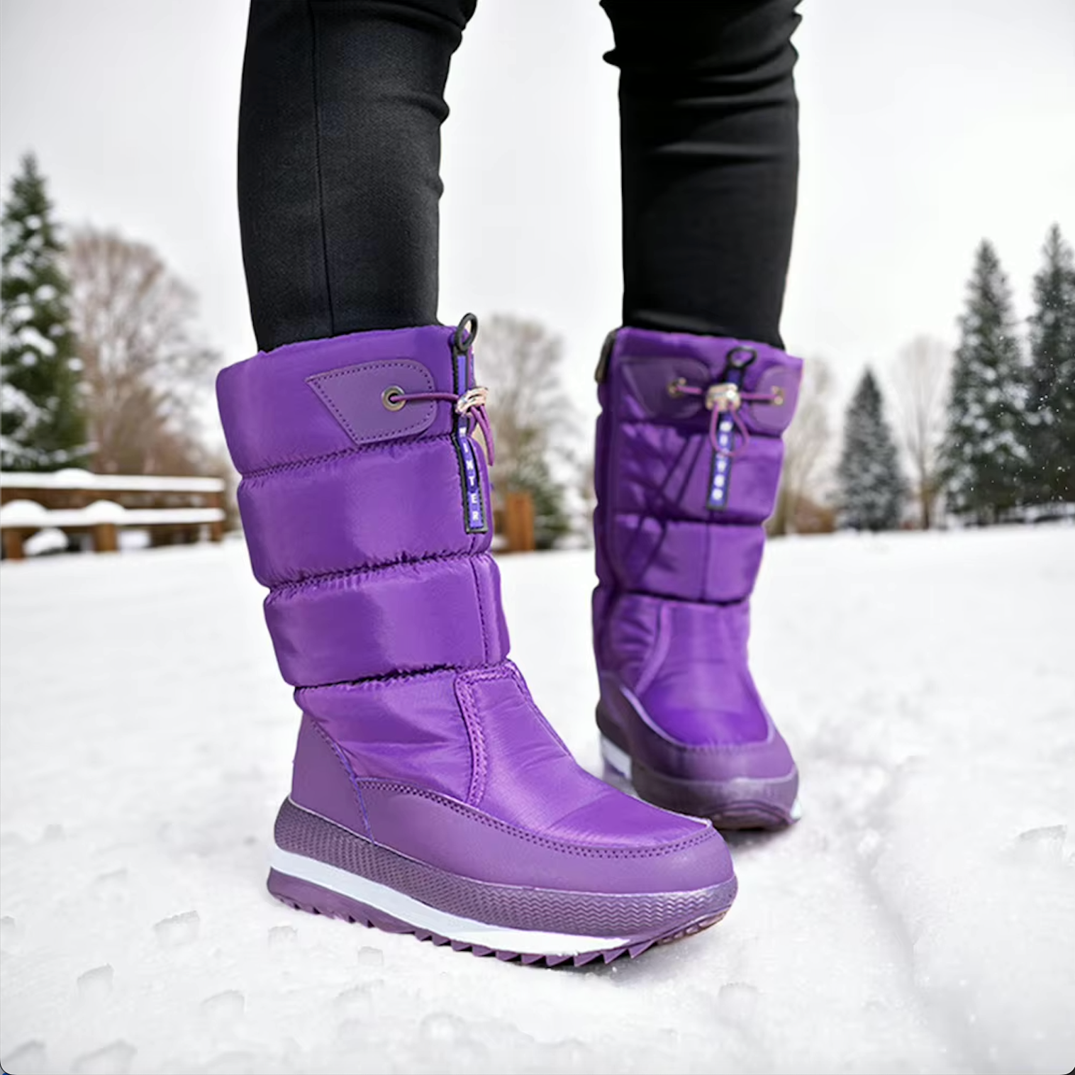 Valenzora | Rutschfeste, wasserdichte Winterstiefel