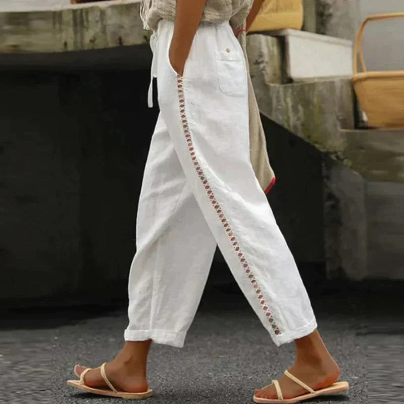 Valenzora | Hochwertige Leinenhose mit modernem Schnitt für Damen