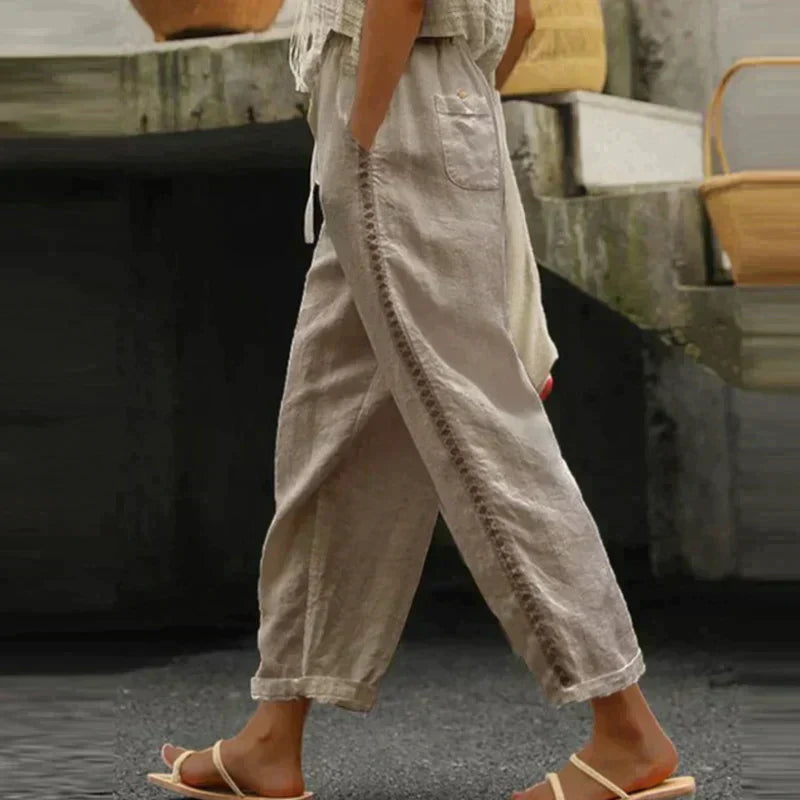 Valenzora | Hochwertige Leinenhose mit modernem Schnitt für Damen