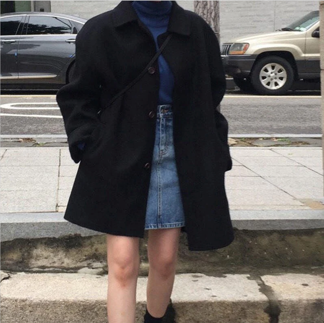 Valenzora | Cashmere Short Trench Coat for Women