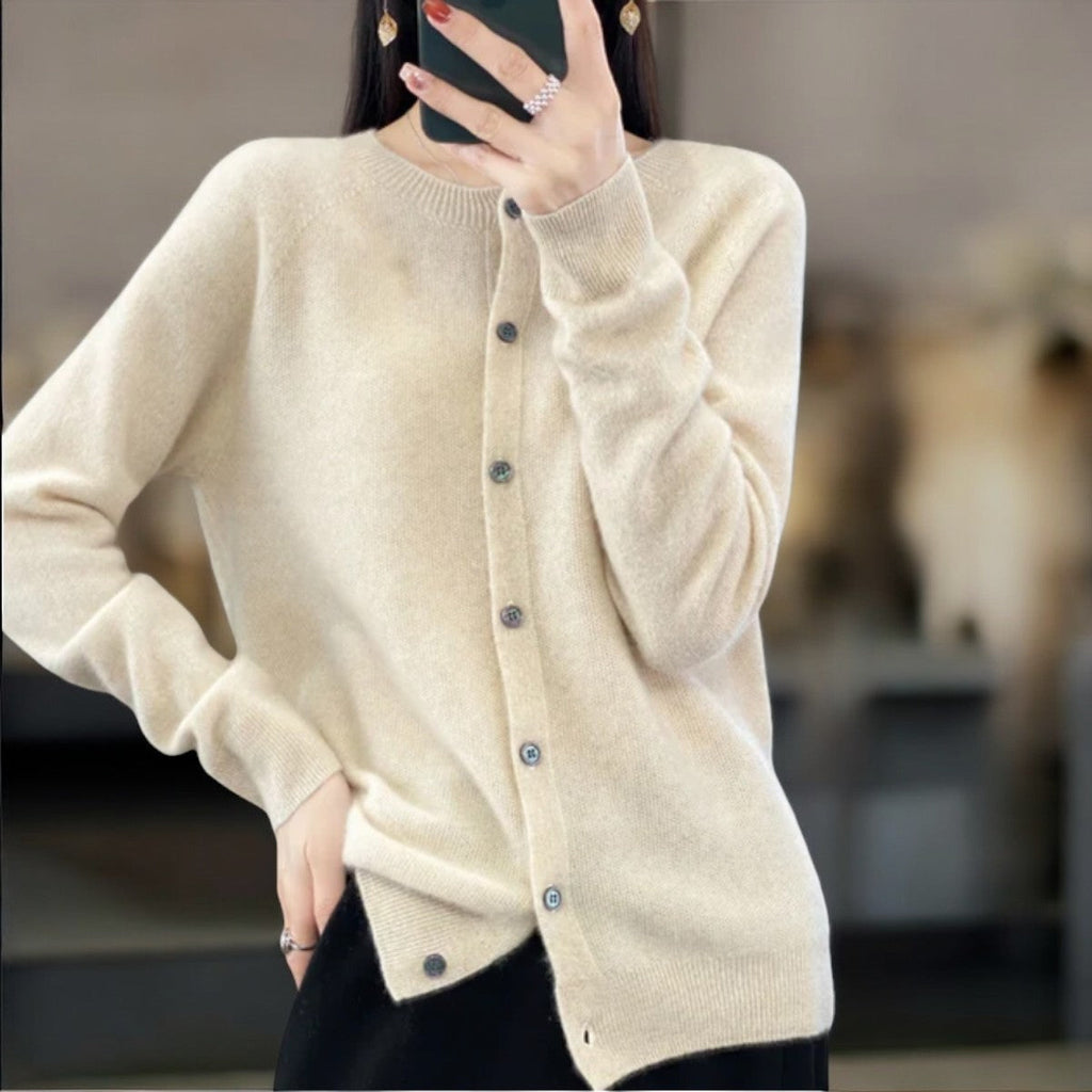 Valenzora | Klassischer Wollcardigan