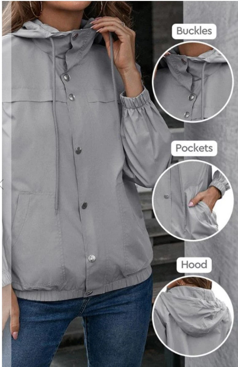 Valenzora | Aktive Outdoor-Jacke - Dunkelblau - Wasserdicht
