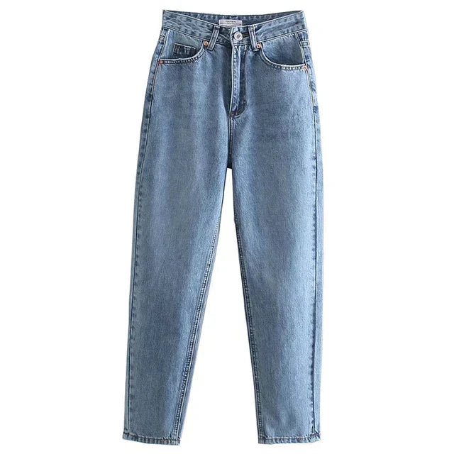 Valenzora | High-waisted straight-leg jeans