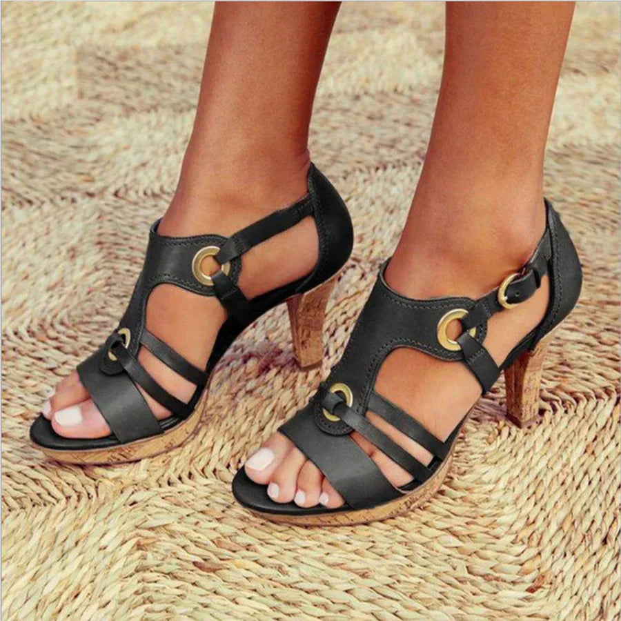 Valenzora | Bohemian high-heel sandals