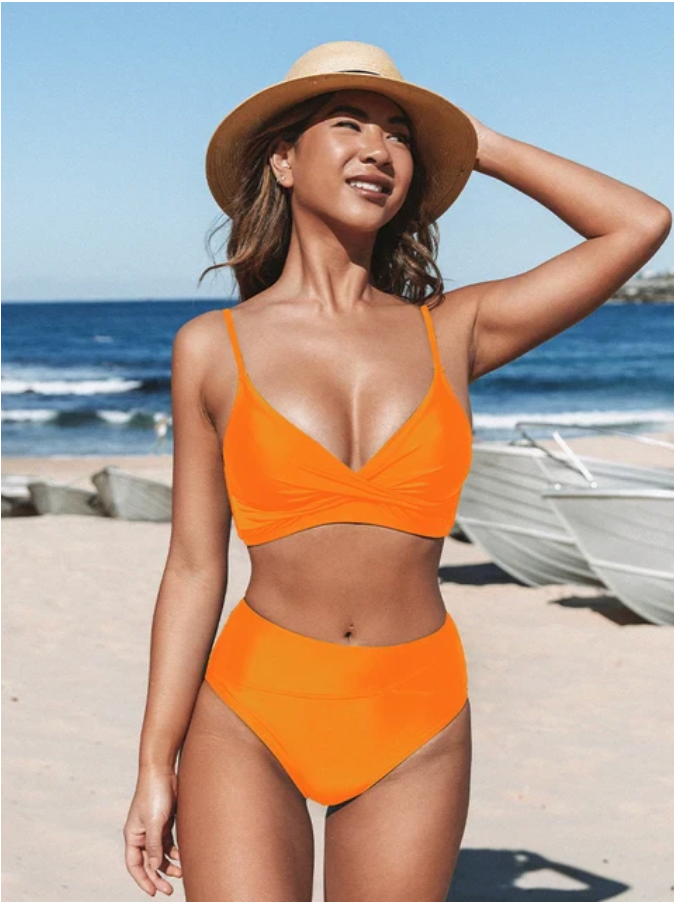 Valenzora | Elegant high-waisted bikini set for women