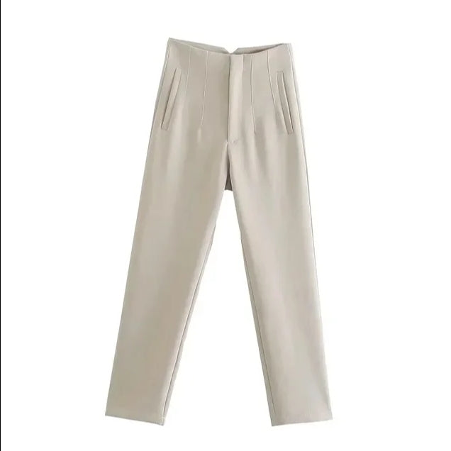 High-waisted - Casual formal trousers