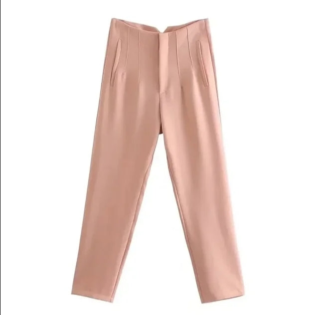High-waisted - Casual formal trousers