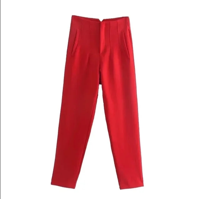 High-waisted - Casual formal trousers