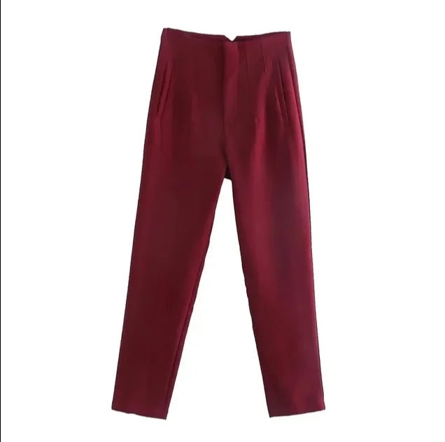 High-waisted - Casual formal trousers