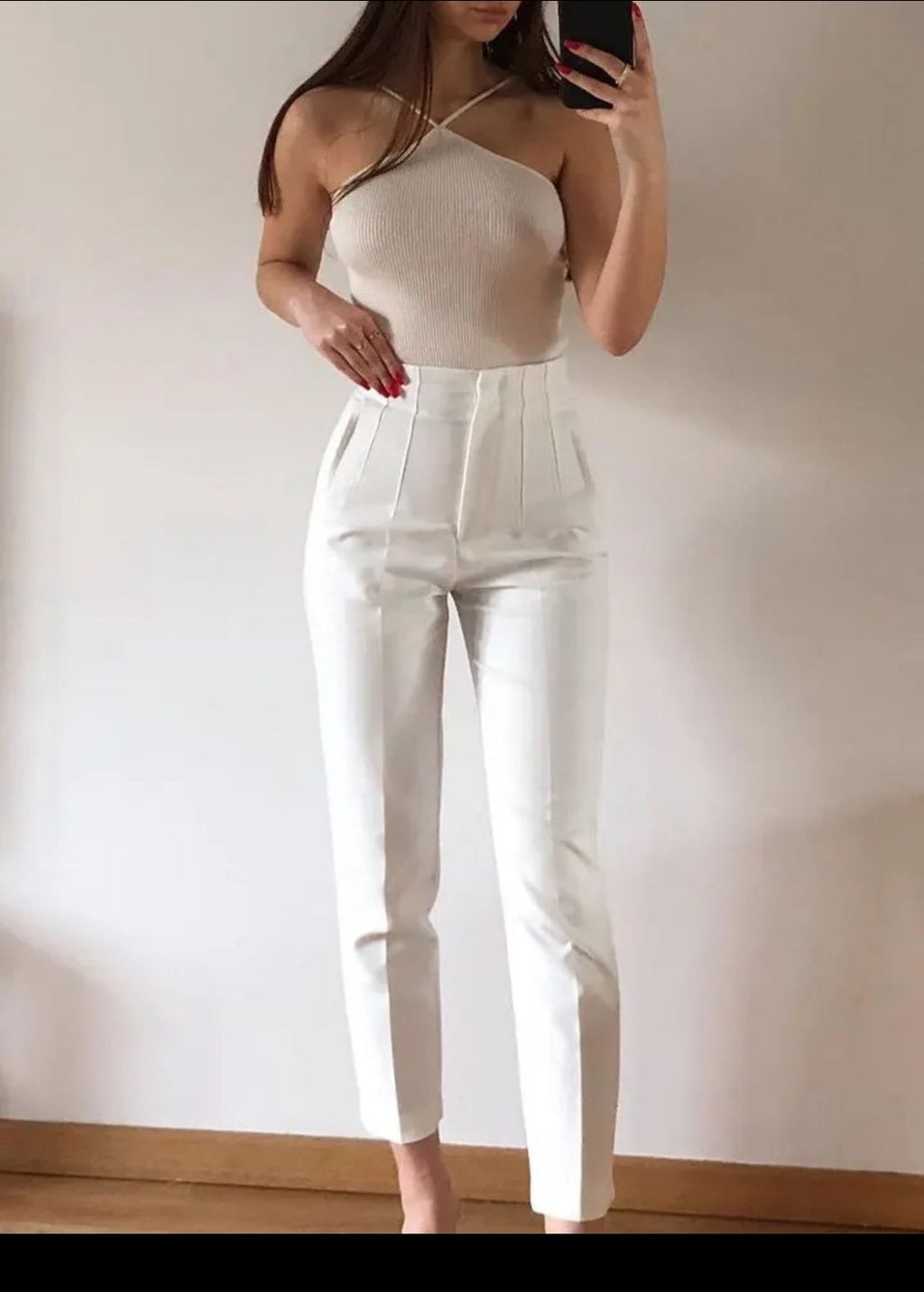 High-waisted - Casual formal trousers