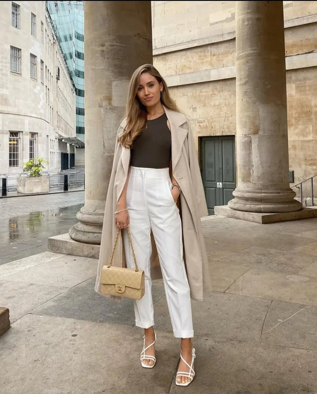 High-waisted - Casual formal trousers