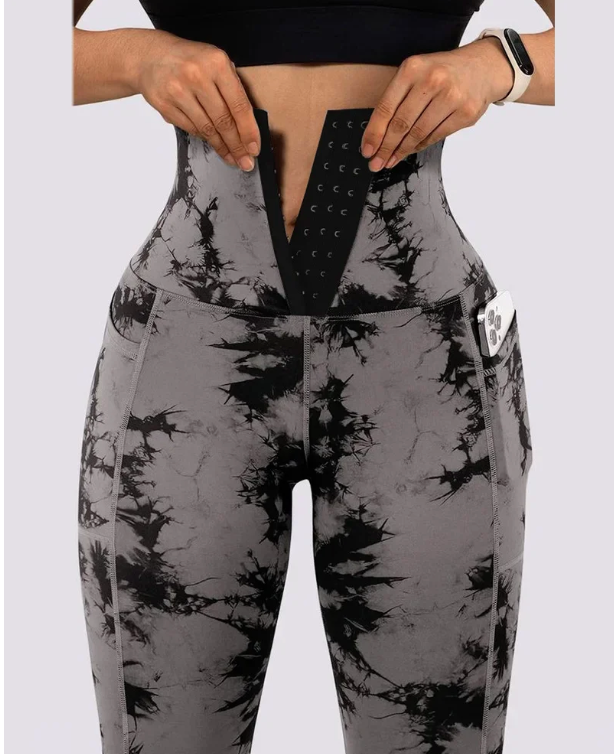Valenzora | High-waisted sports leggings with zipper