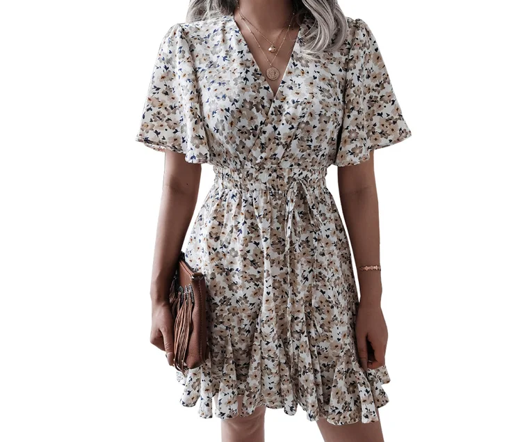 Valenzora | Geblümtes bequemes Sommerkleid
