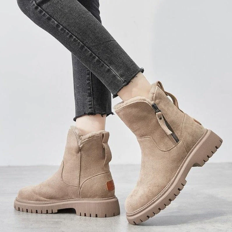Valenzora | Klassische Herbst-Keilabsatz-Stiefeletten für Damen