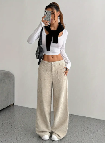 Valenzora | Cord-Weite Hose