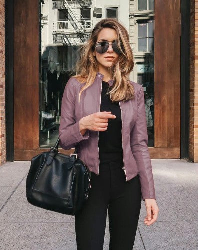 Valenzora Winter Lederjacke im modernen Stil für Damen | Perfekt für den Winter