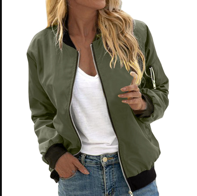 Valenzora | Stylish Classic Bomber Jacket with Pockets
