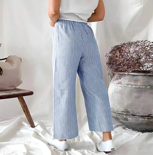 Valenzora | Effortlessly Striped Culottes Danife