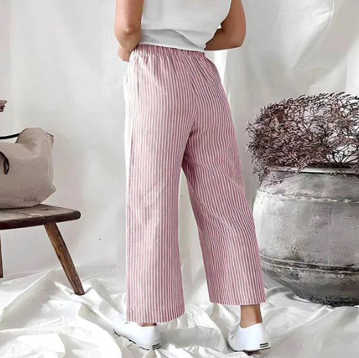 Valenzora | Effortlessly Striped Culottes Danife