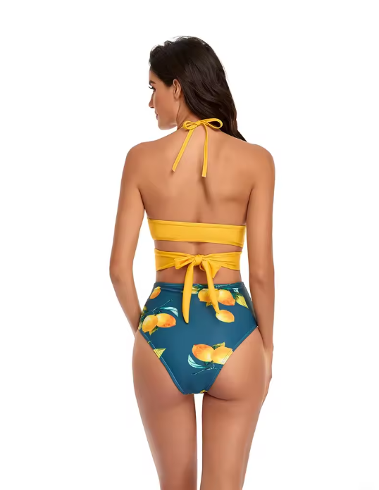 Valenzora Bikini Set | Floral Wrap and Tie Bikini