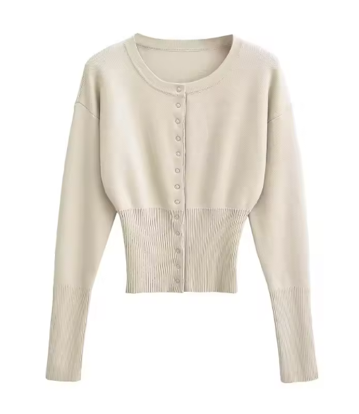 Valenzora | Langärmeliger Strickcardigan