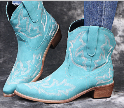 Valenzora | Women's Western Cowboy Boots Brown