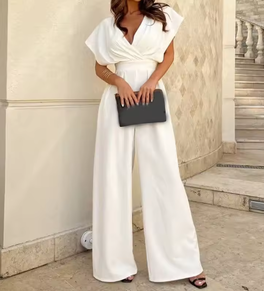Valenzora | Stylish wide-leg jumpsuit