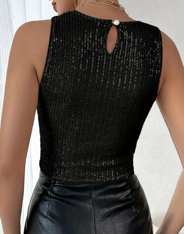 Valenzora | Sparkling Sequin Top For A Glamorous Look