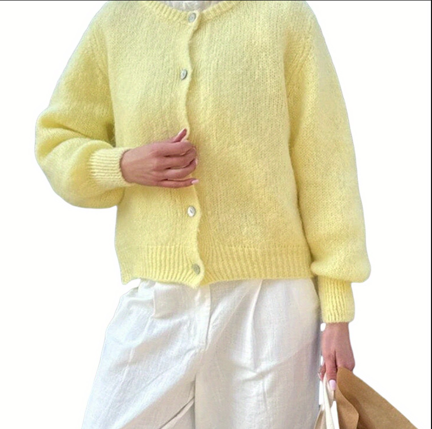 Valenzora | Women's knitted cardigan with buttons