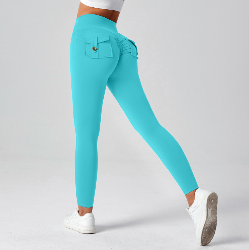 Valenzora | High-waisted cargo leggings
