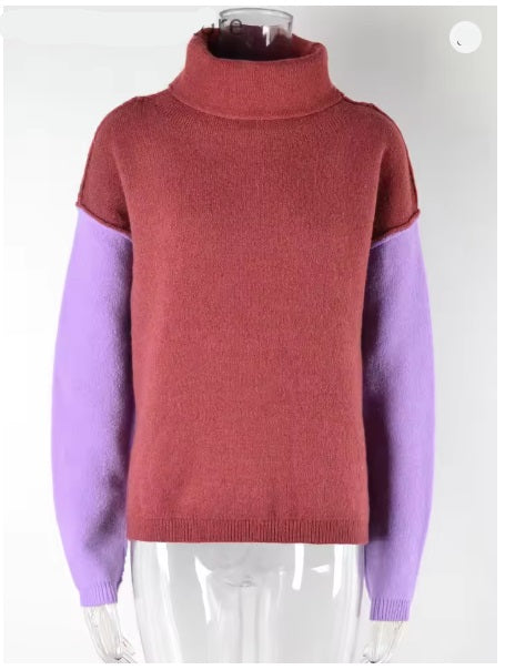 Valenzora – Color block sweaters are a winter trend