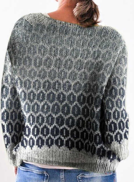 Valenzora | Grey Sweatshirt with Details
