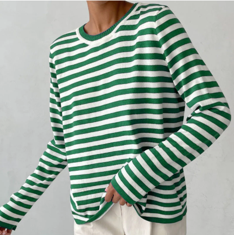 Valenzora | Striped long-sleeved shirt