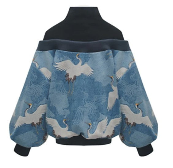 Valenzora | Women's Sweatshirt with Puff Sleeves