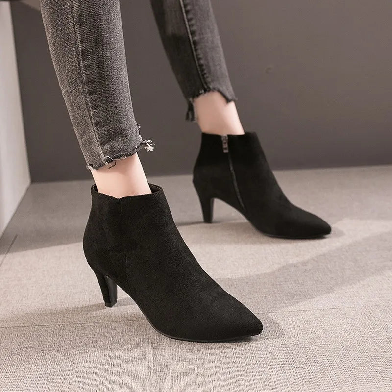 Valenzora | Women's Ankle Boots – Stylish Heeled Ankle Boots