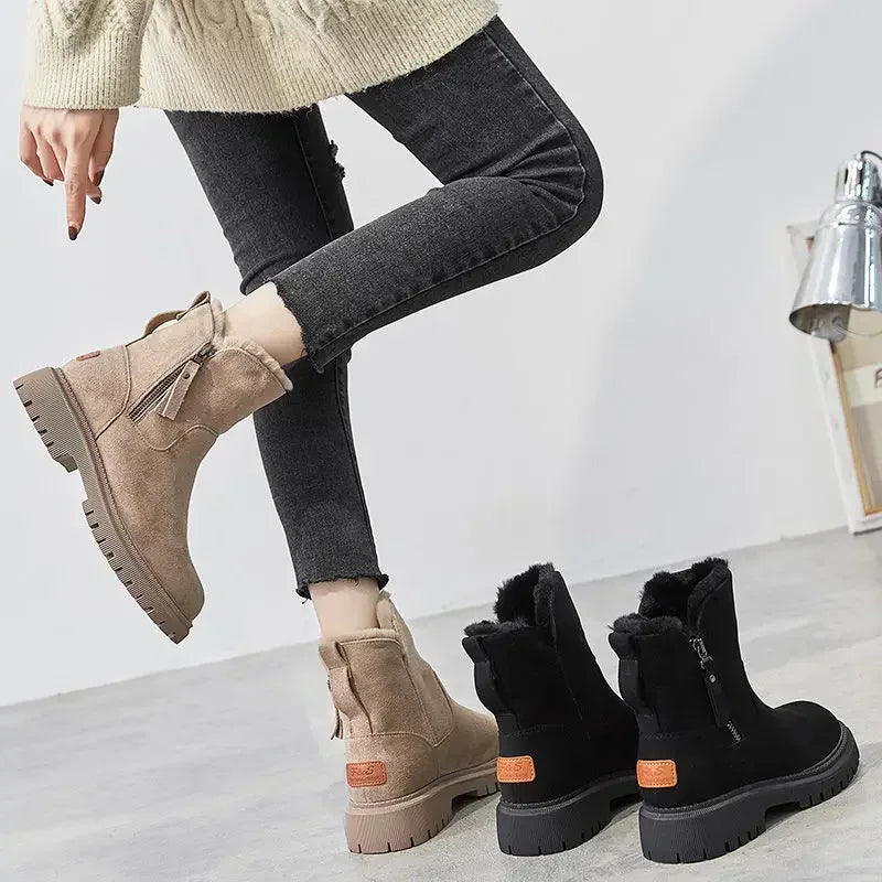 Valenzora | Women's snow boots with plush lining