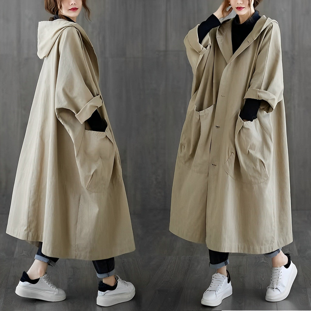 Valenzora | Oversized Windbreaker with Pockets