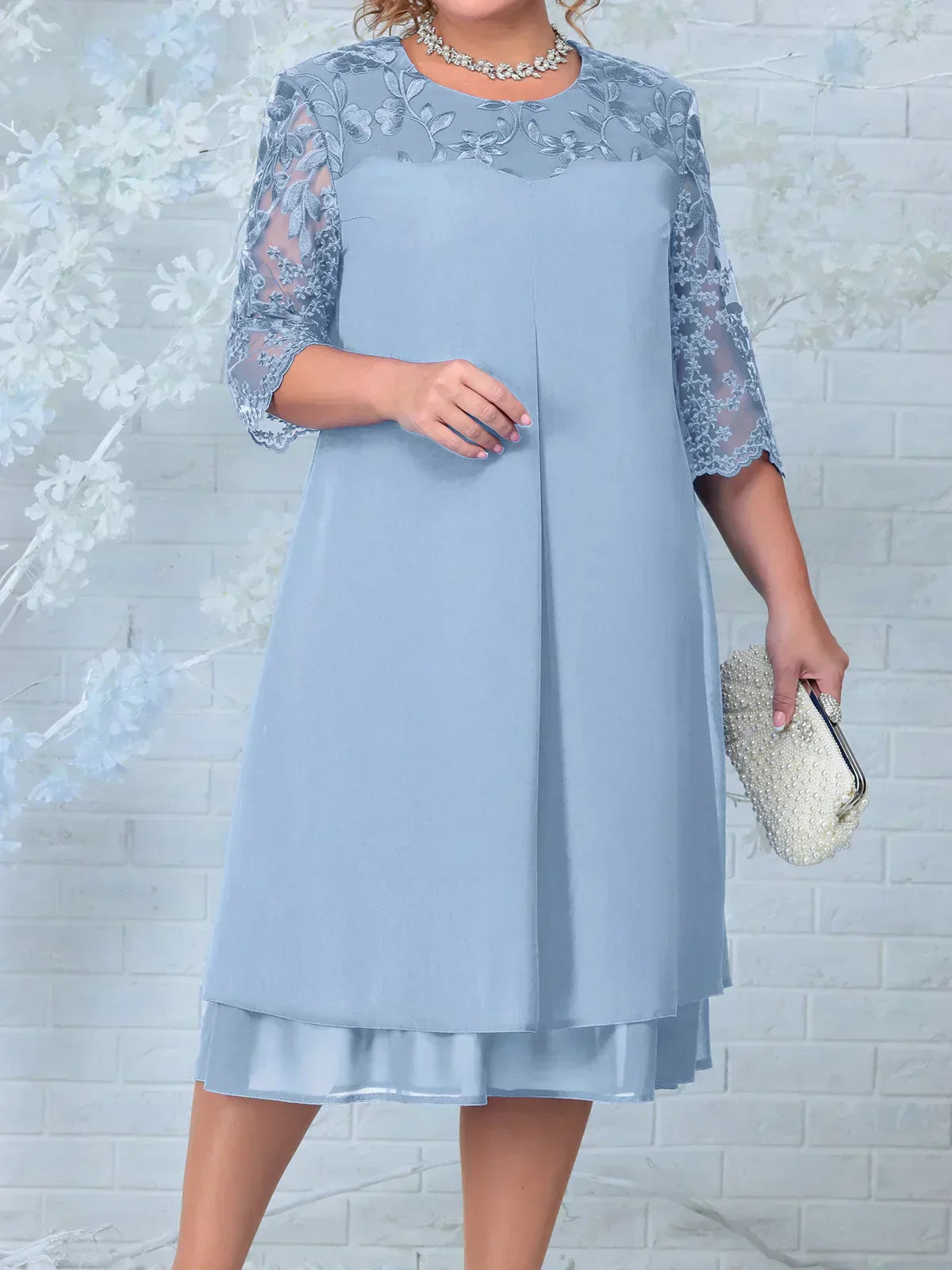 Valenzora | Elegantes, besticktes Abendkleid für Damen