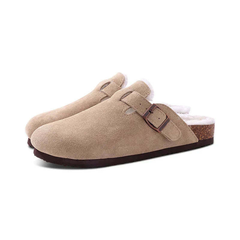 Valenzora | Women's mules – non-slip warm winter slippers