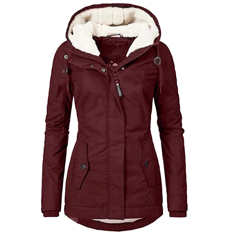 Valenzora Hot Autumn Jacke: Wind- und wasserdichter Wetterschutz für Damen
