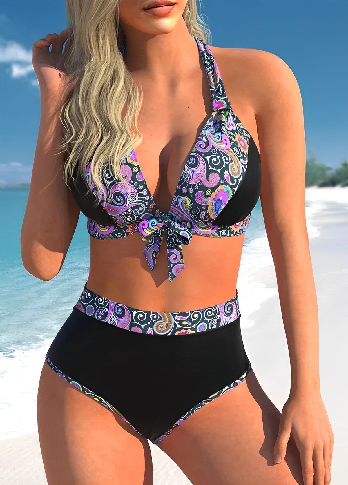 Valenzora | Bikini with Mandala Print