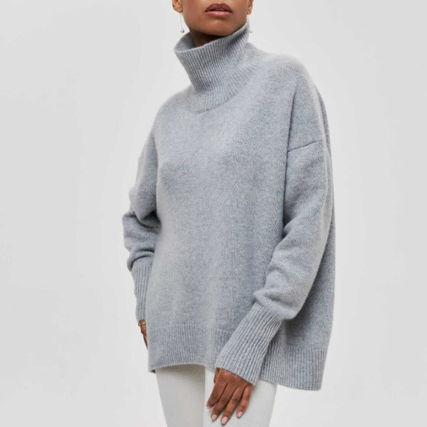 Striped turtleneck sweaters
