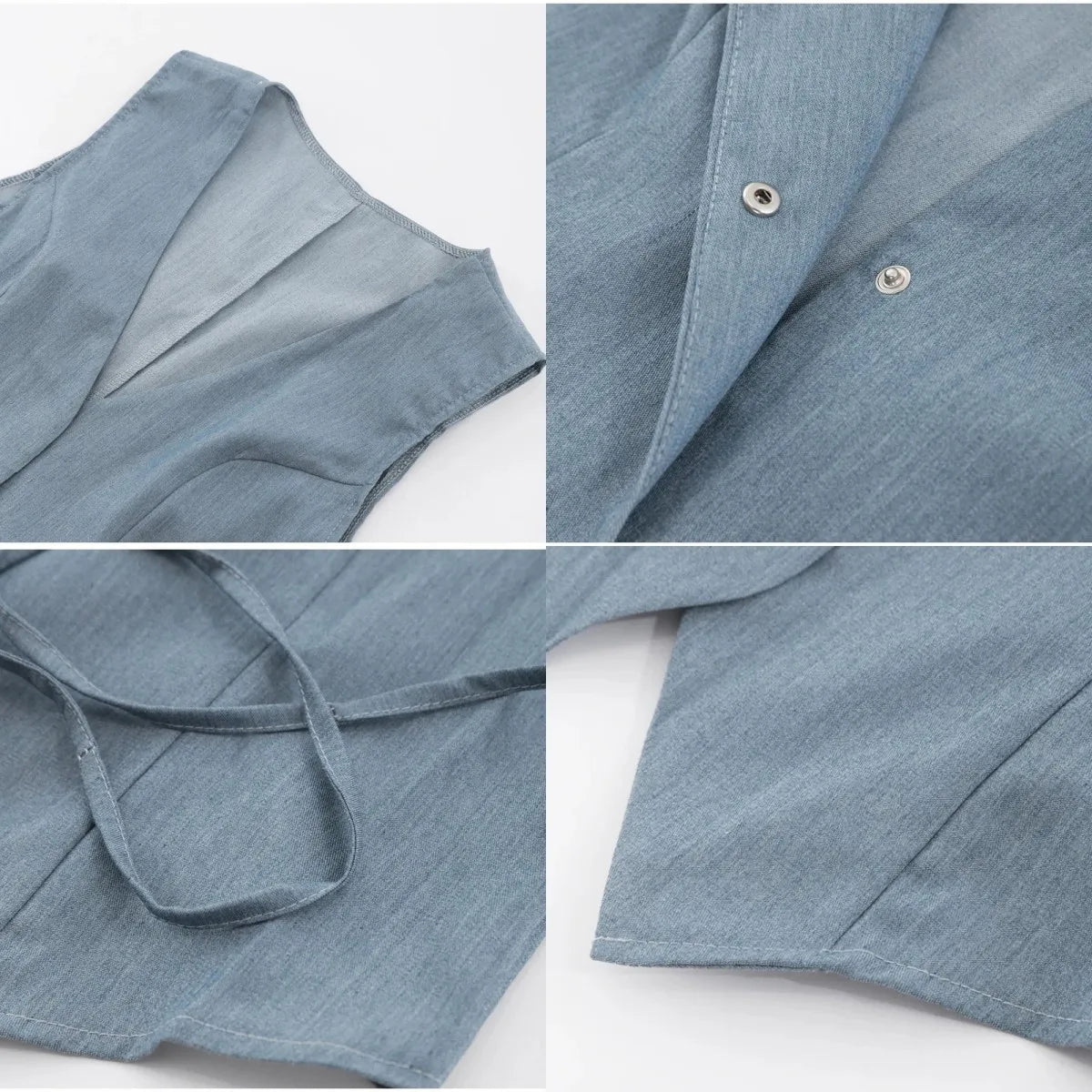 Valenzora | New Fashion Sexy Women's Tops V-Neck Vest Slim Sleeveless Office Ladies Vest Solid Color Lace-Up Tops