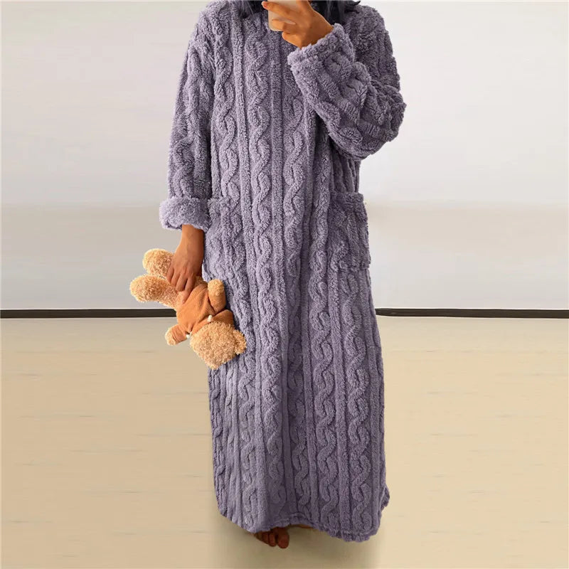 Valenzora | Fleece-Teddy-Kleid