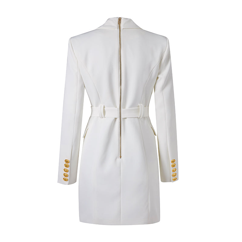 Button Art Suit Robe