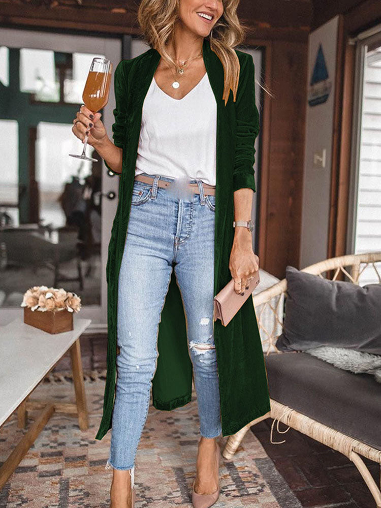 Valenzora | Uplifting My Way Kimono Jacket in Velvet