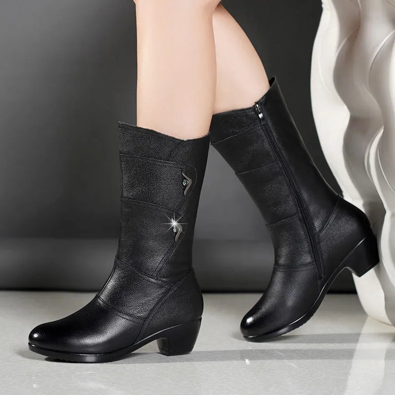 Fashion mid-calf boots