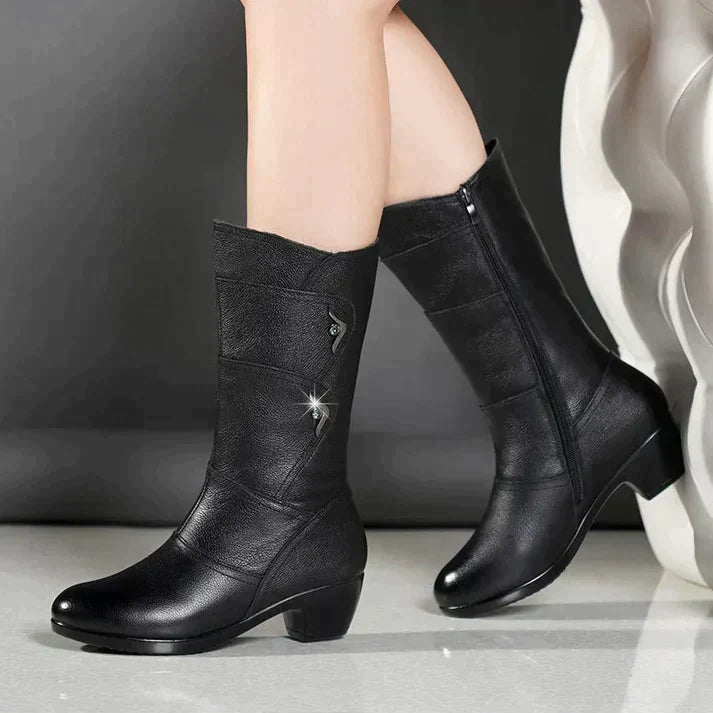 Valenzora – Leder-Winterstiefel – Damen