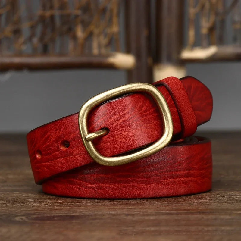 Valenzora | Women's leather belt with a stylish look